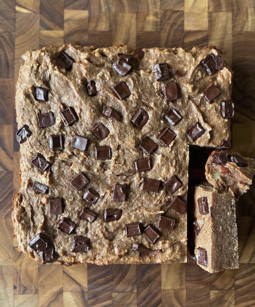 Sourdough Banana Nut Bars