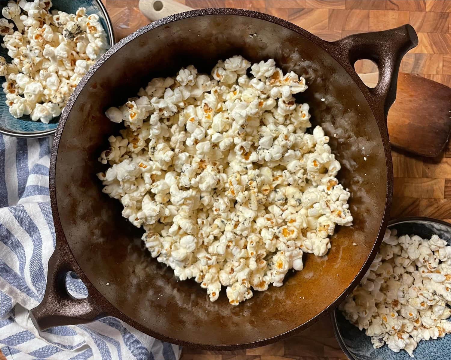 Honey & Everything Seasoned Dutch Oven Popcorn