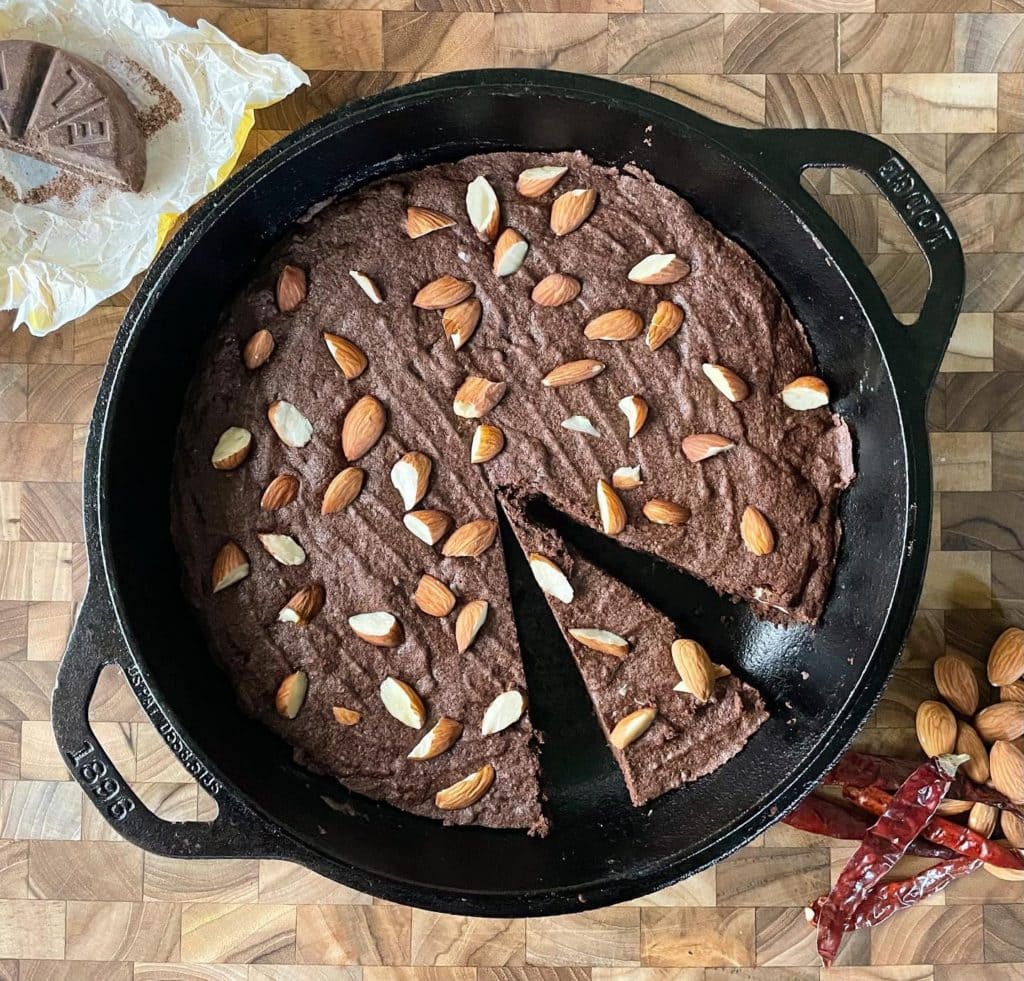 Mexican Hot Chocolate Inspired Brownies