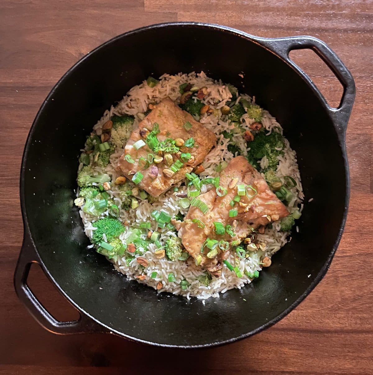 Soy Ginger Fish with Coconut Rice