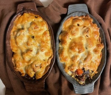 Lamb, Butternut Squash, and Mushroom Potpie