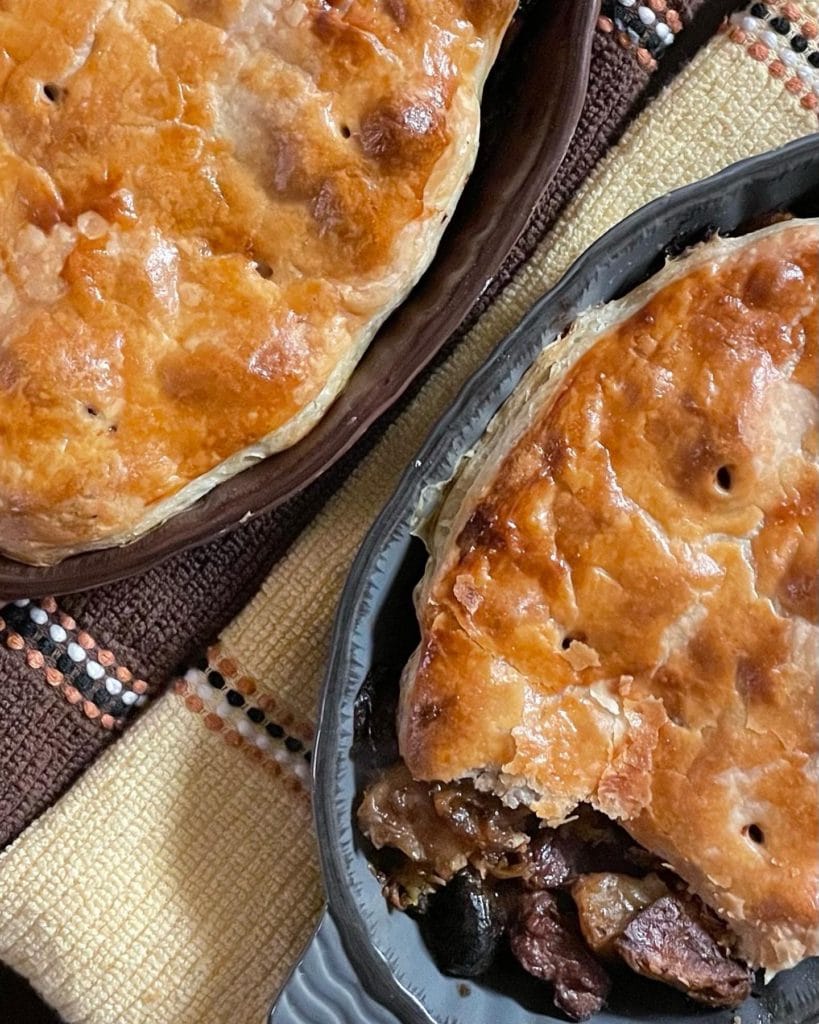 Lamb, Butternut Squash, and Mushroom Potpie