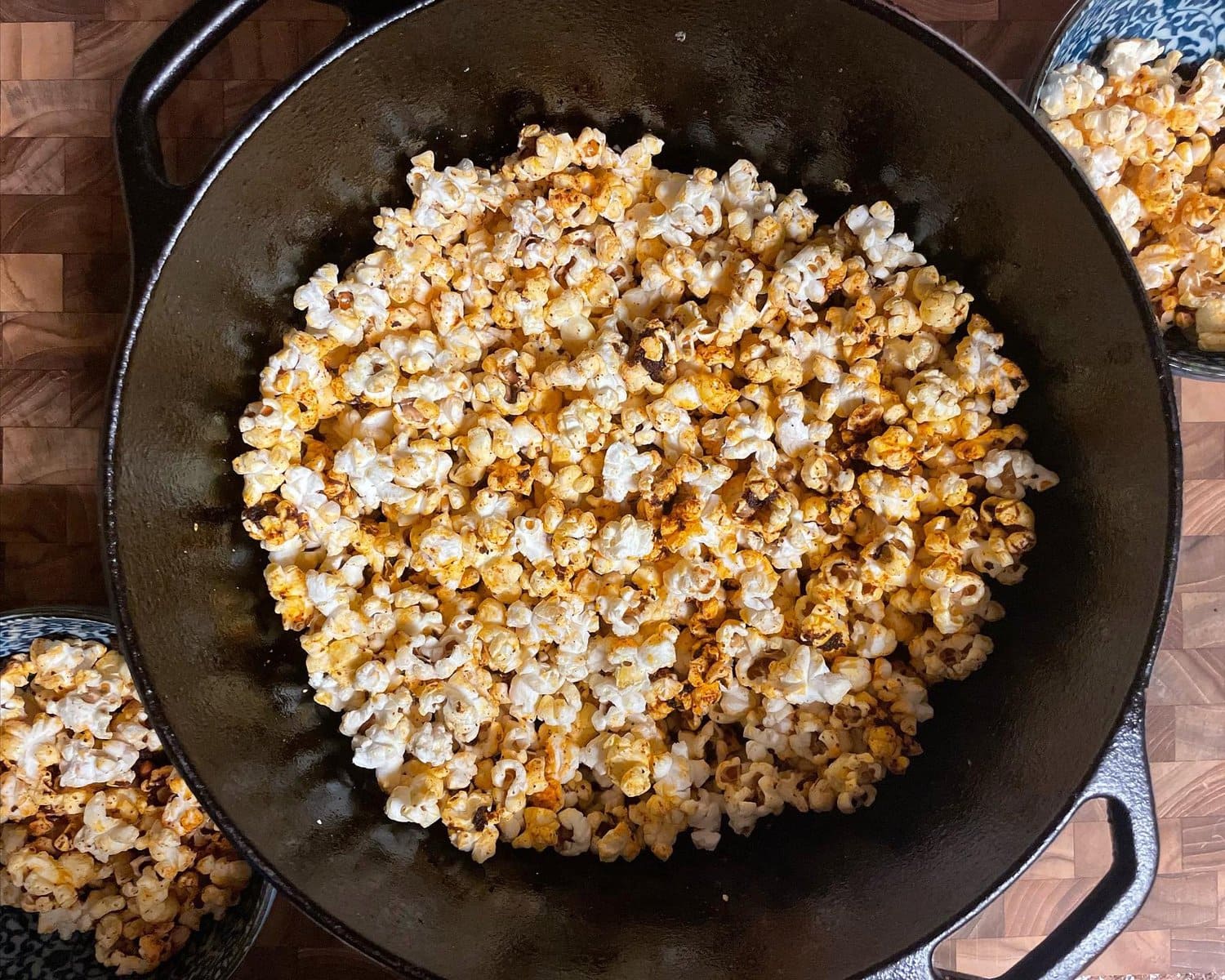 Pan Cooked Popcorn