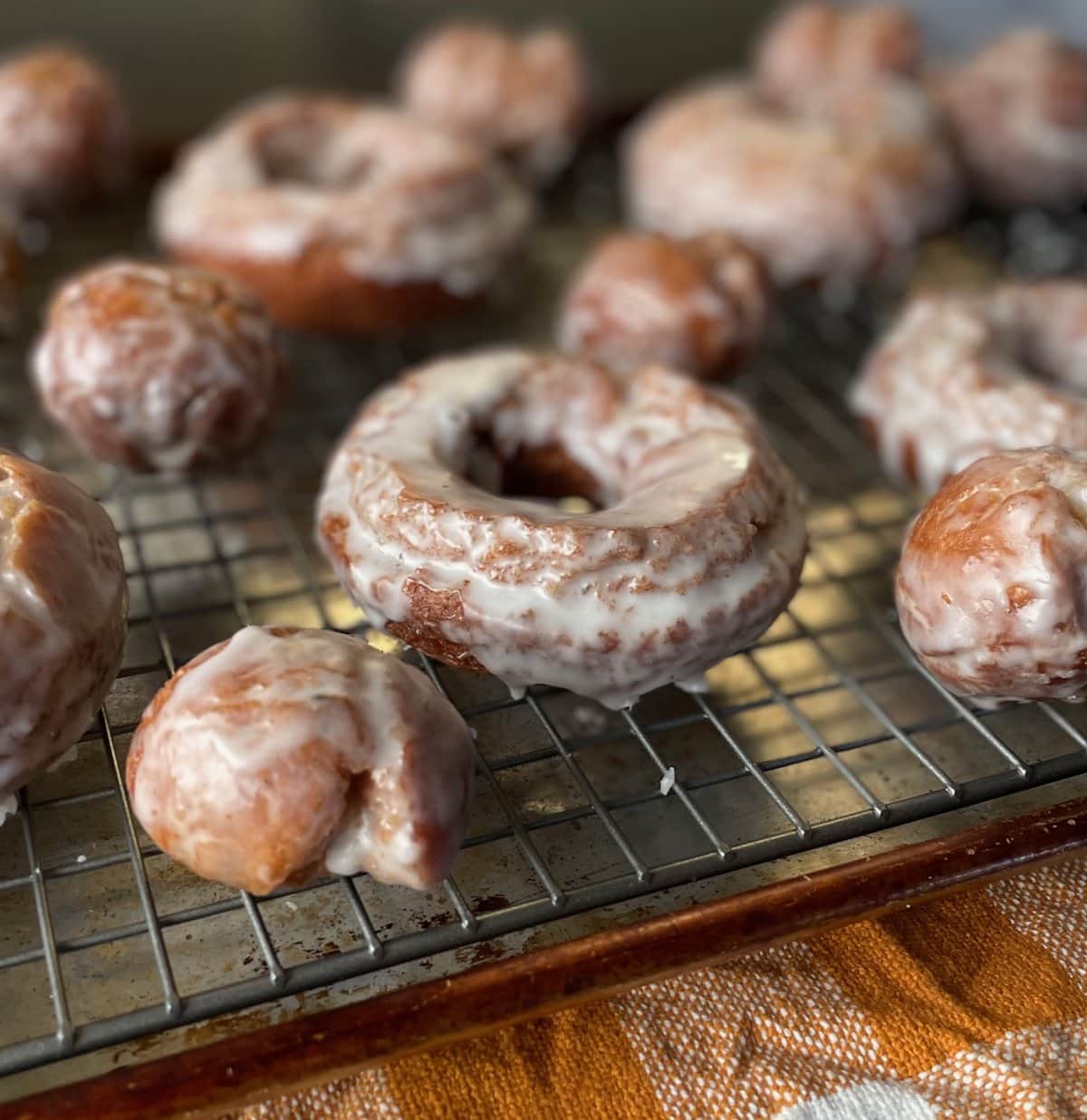 Sourdough Pumpkin Old Fashioned Donuts