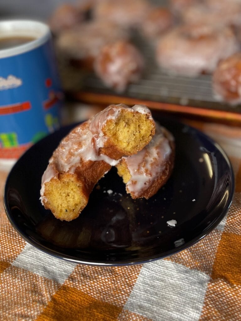 Sourdough Pumpkin Old Fashioned Donuts