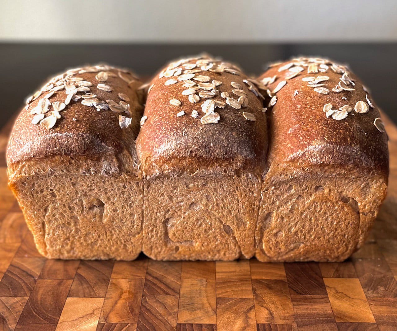 Honey Whole Wheat Sourdough Sandwich Loaf