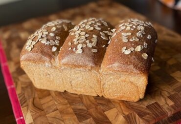 Honey Whole Wheat Sourdough Sandwich Loaf