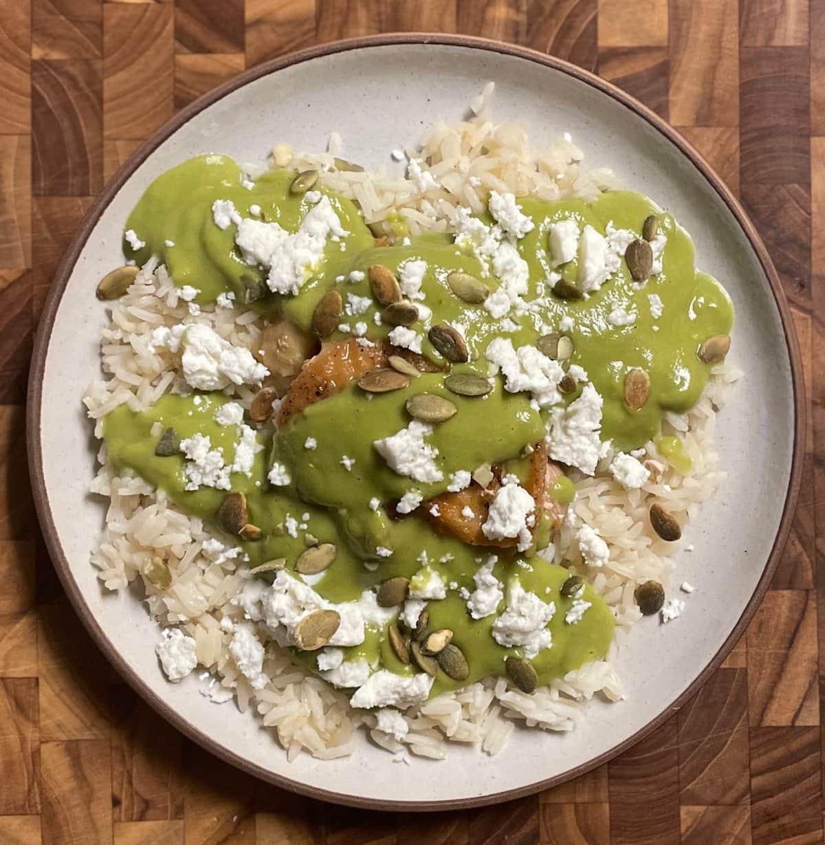 Salsa Verde Braised Chicken Thighs