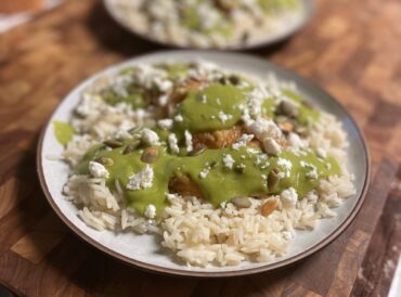 Salsa Verde Braised Chicken Thighs