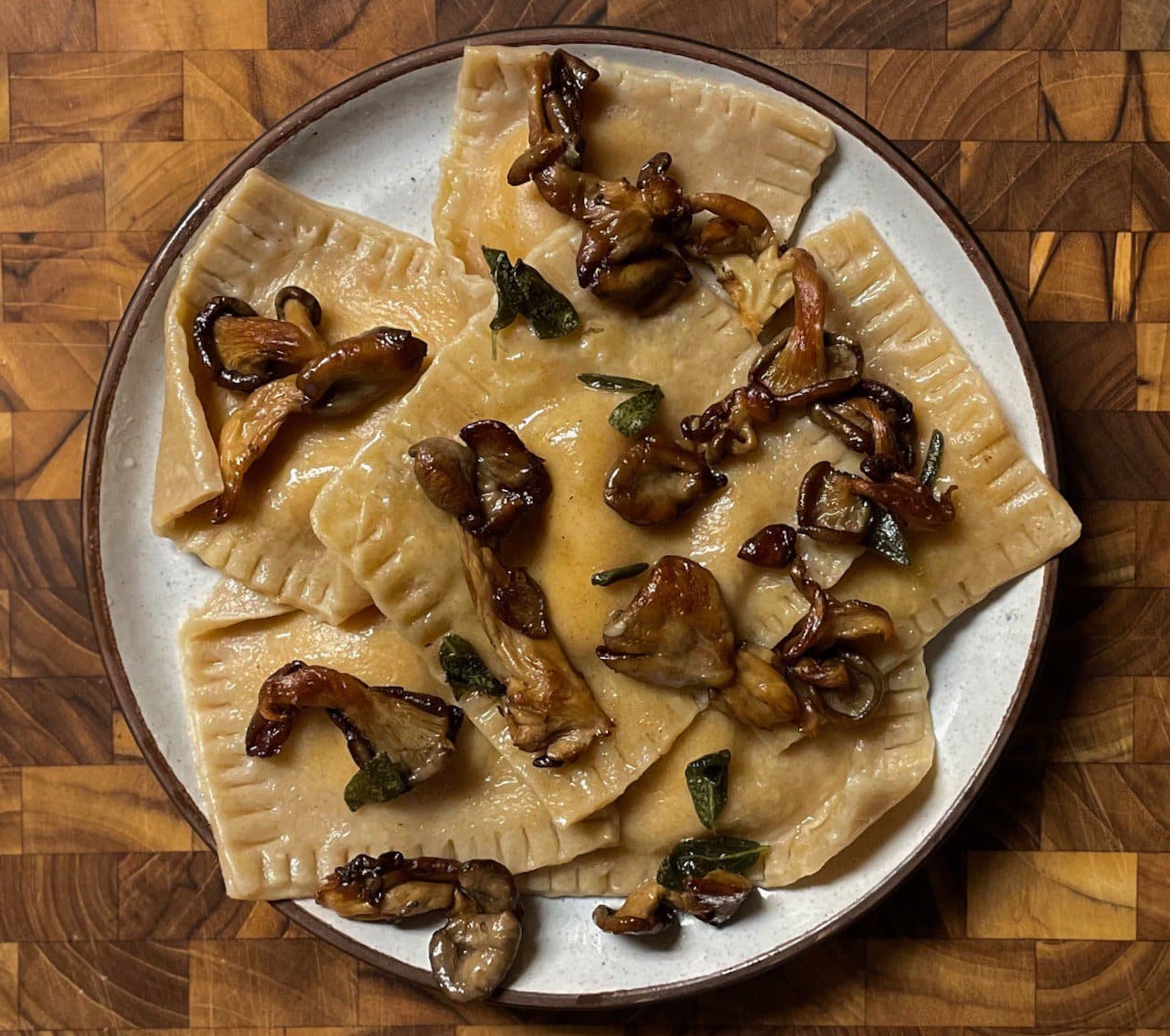 Sourdough Pumpkin Ravioli