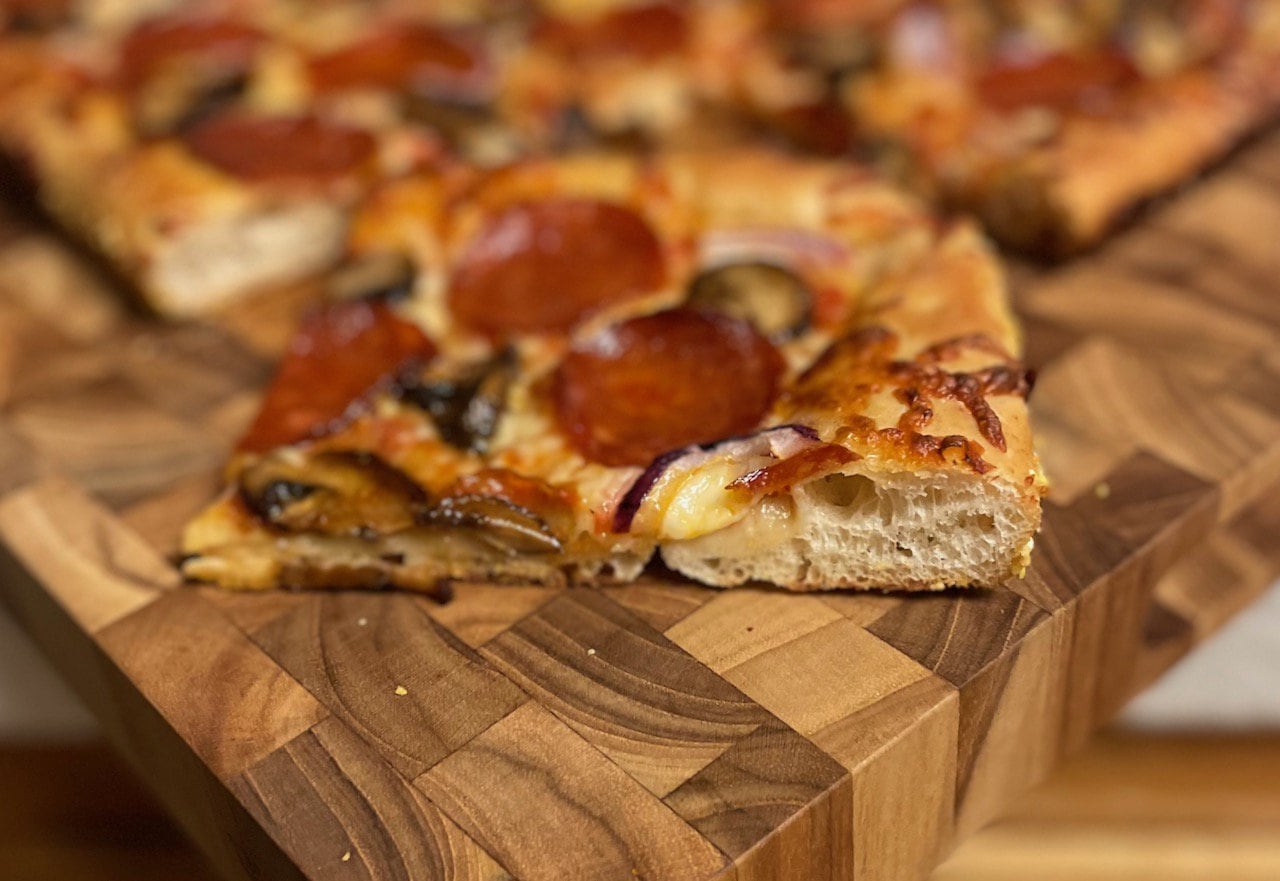 Sourdough Pan Pizza