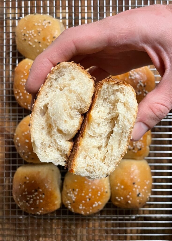 Sourdough milk buns