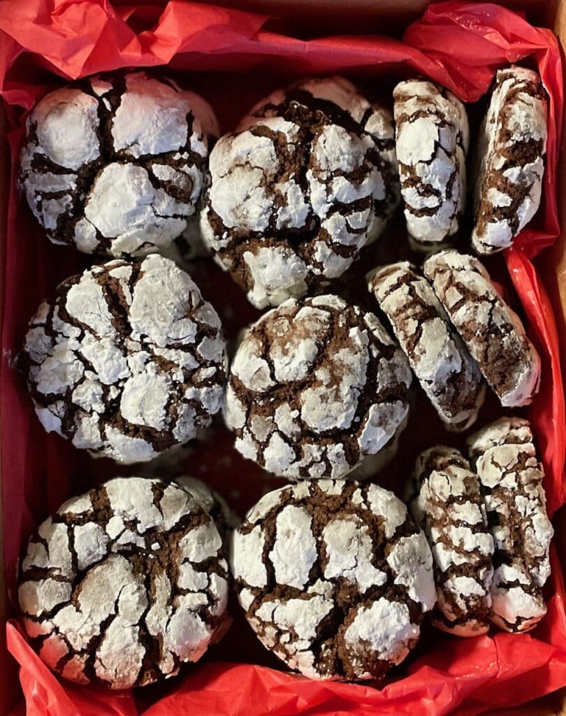 Sourdough Crinkle Cookies