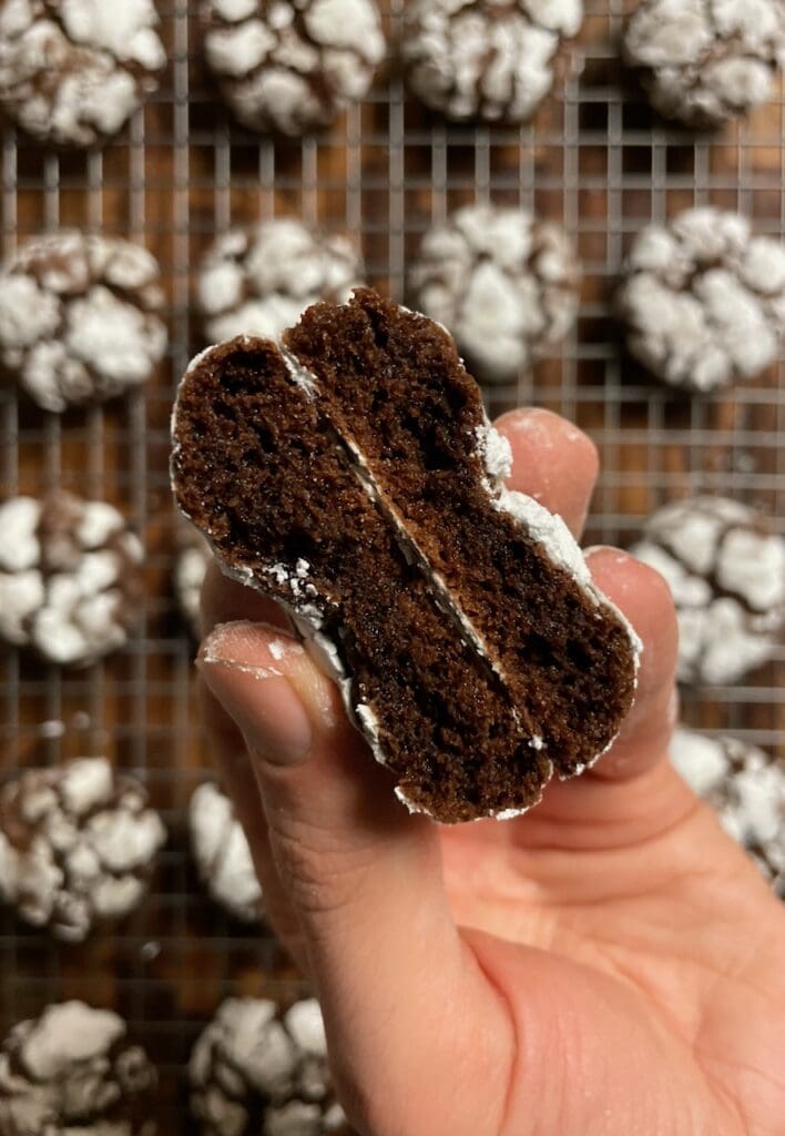 Sourdough Crinkle Cookies