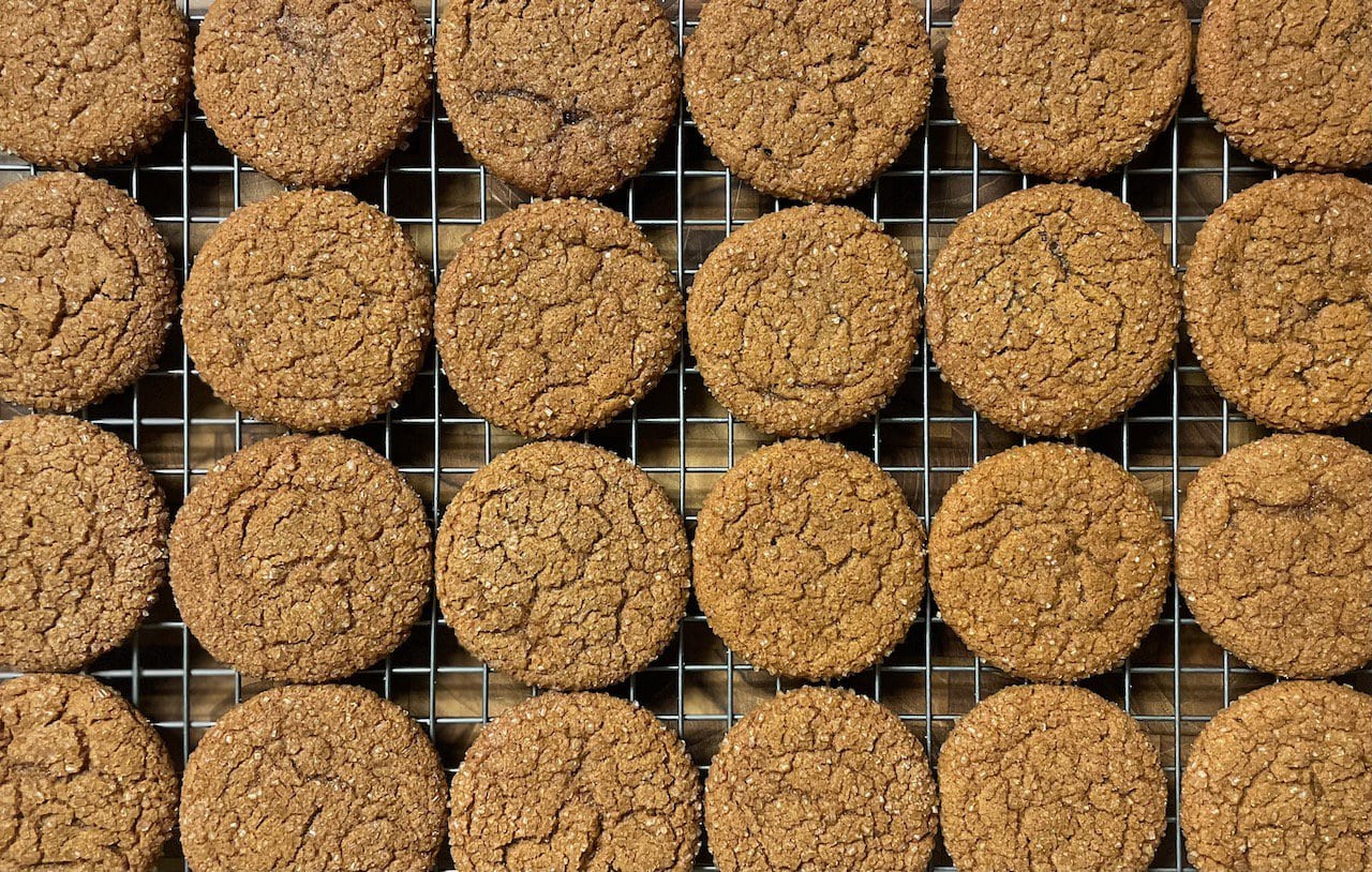 Sourdough Gingerbread Cookies