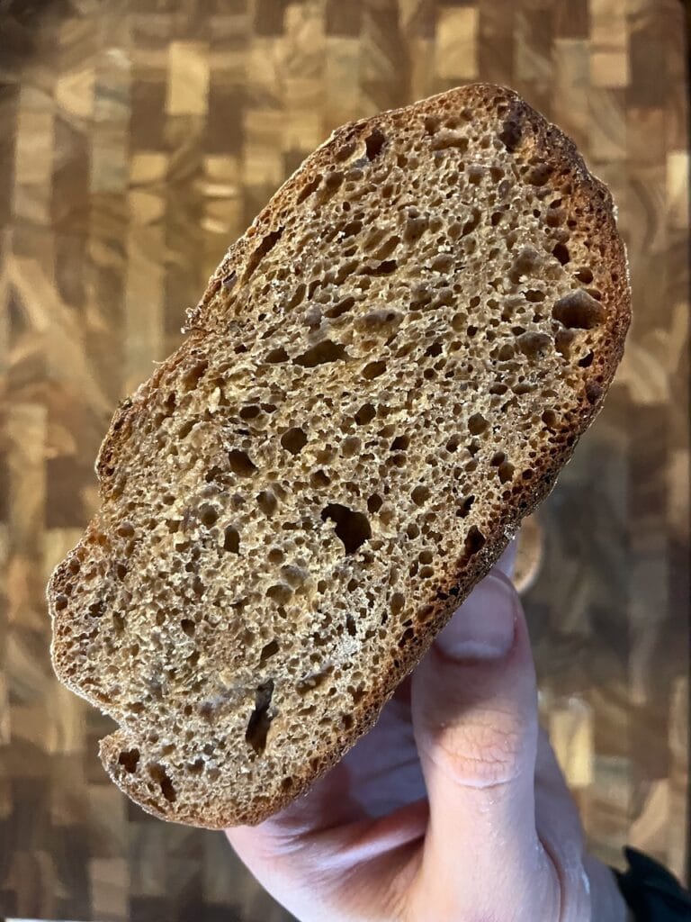 sourdough dark rye bread