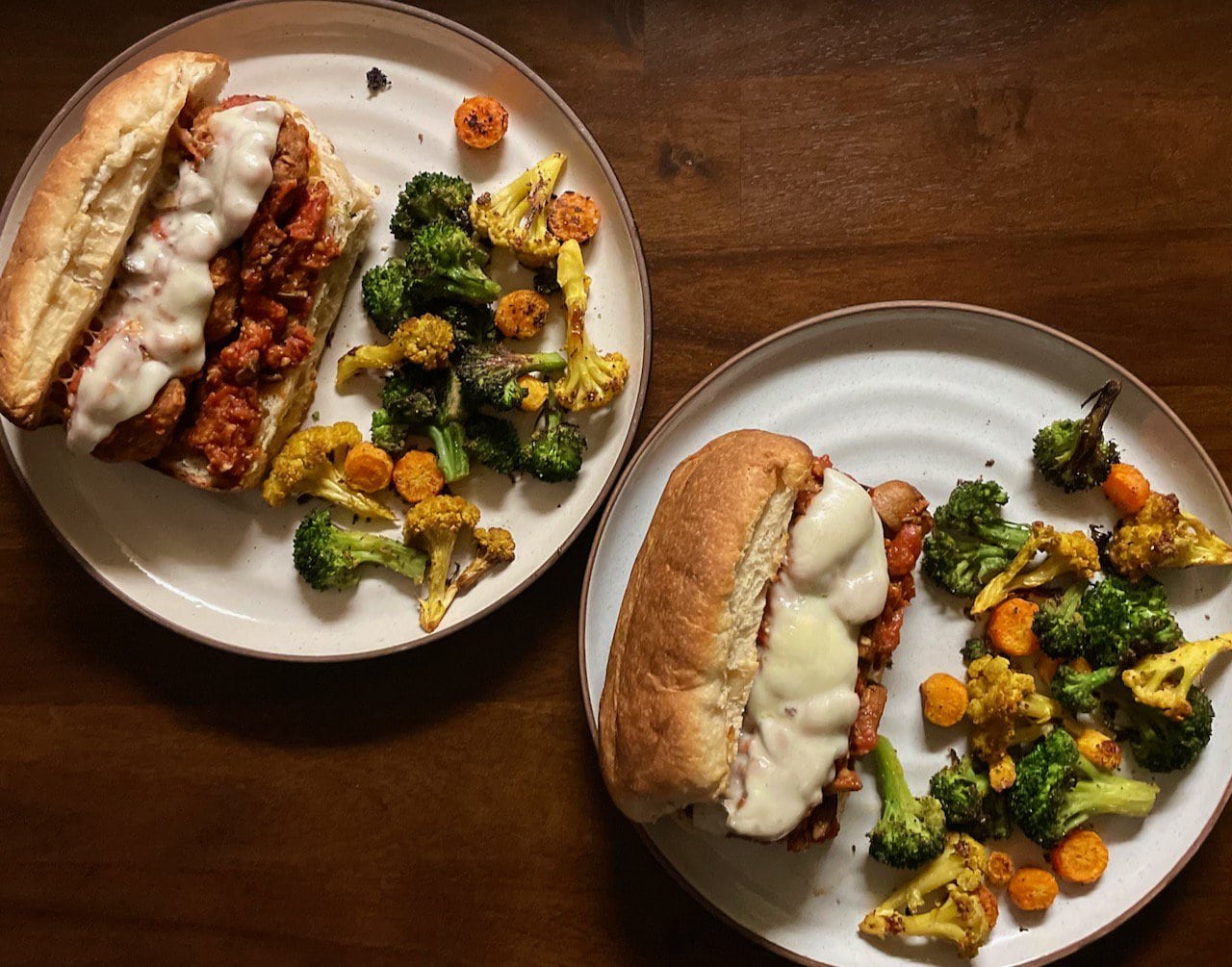 Meatball Subs with Mushroom Sauce