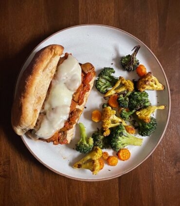 Meatball Subs with Mushroom Sauce