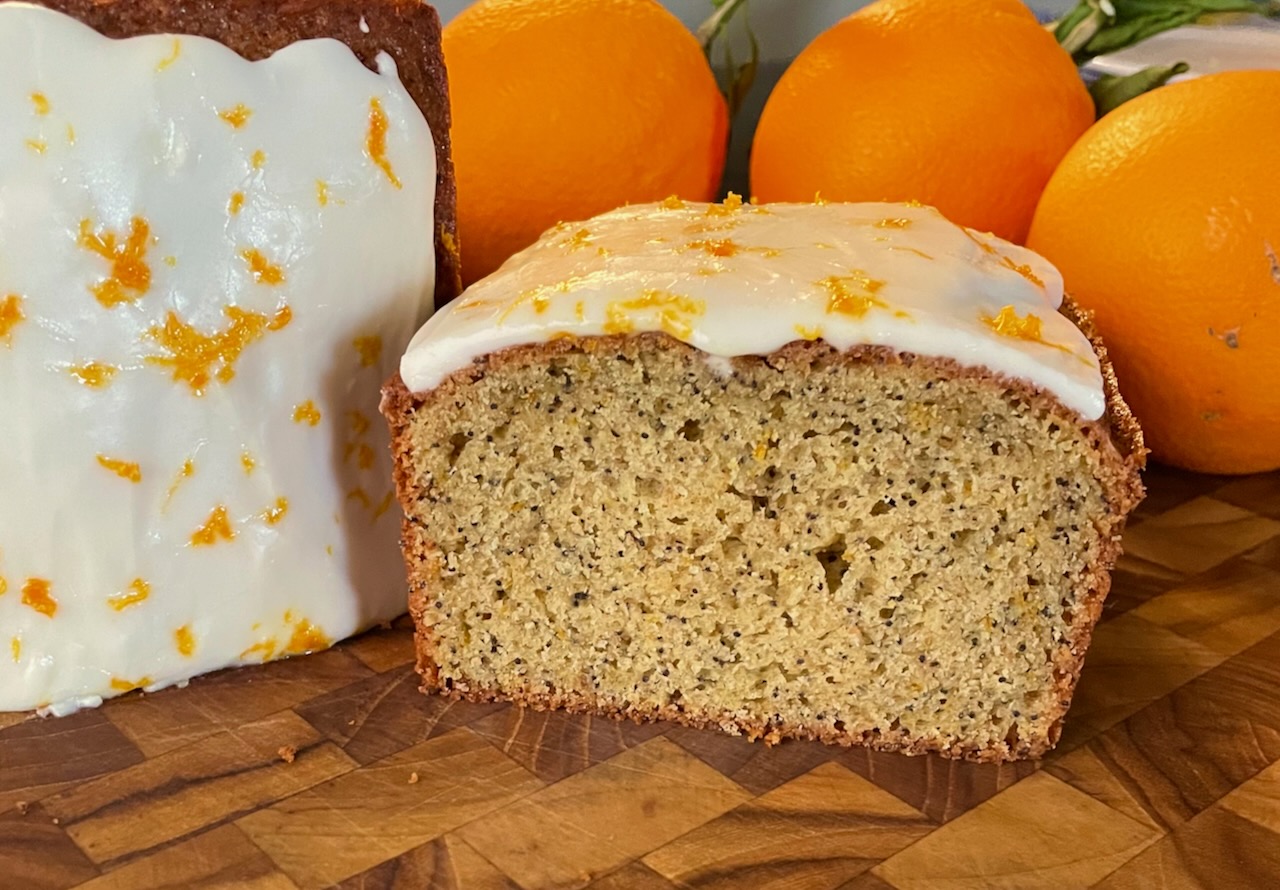 Sourdough Orange Poppyseed Cake