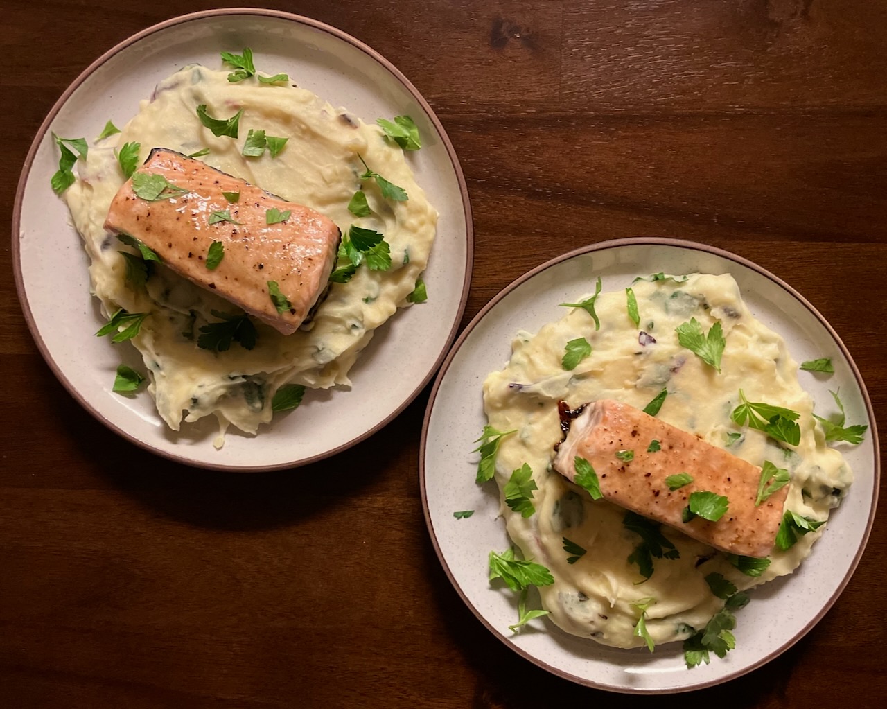 irish whiskey glazed salmon