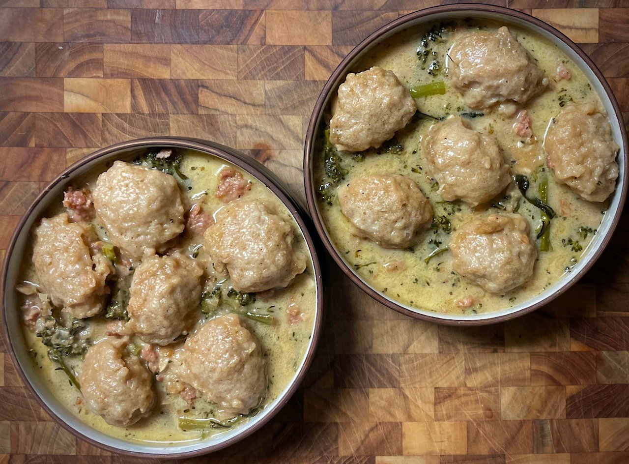 Sausage and Dumplings