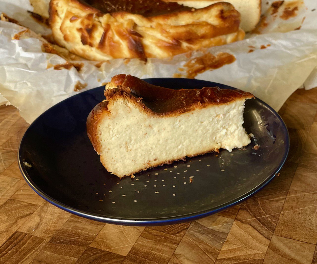 Sourdough Basque Cheesecake