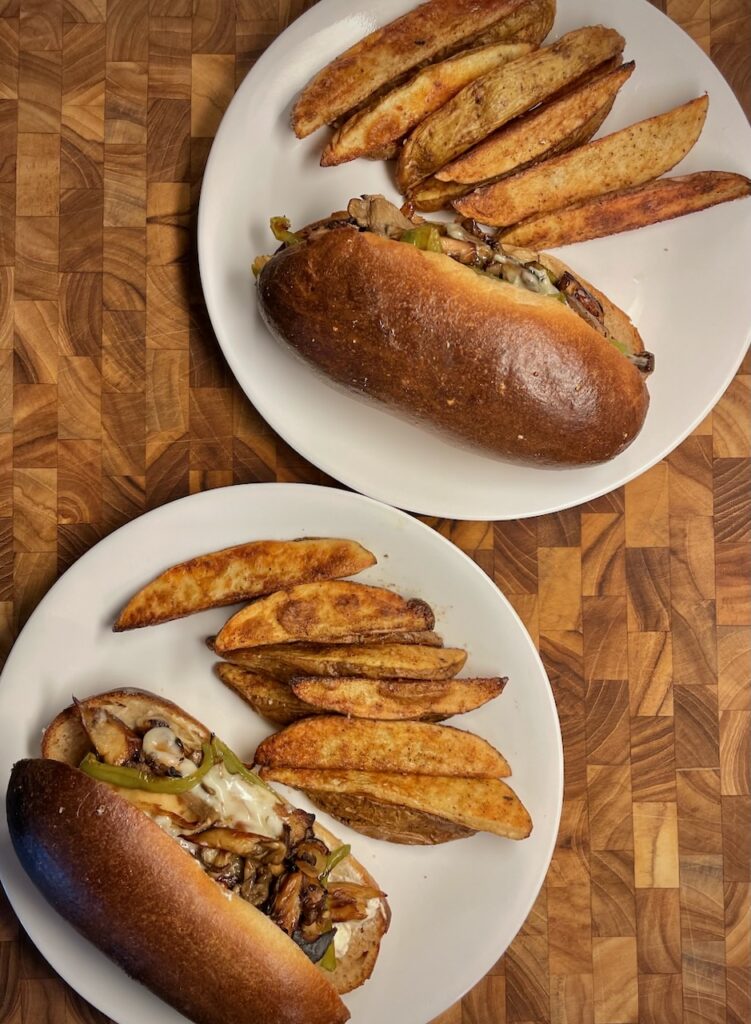 mushroom cheesesteak