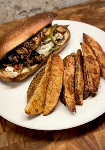 mushroom cheesesteak