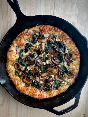 sourdough skillet pizza