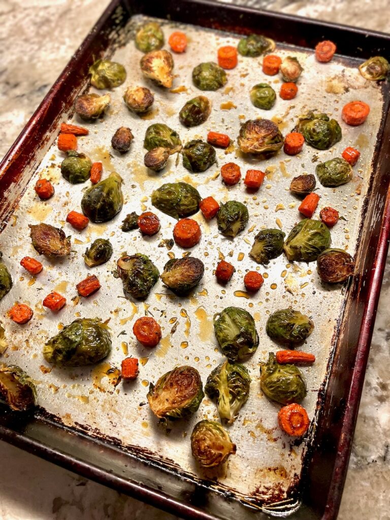 honey balsamic roasted vegetables