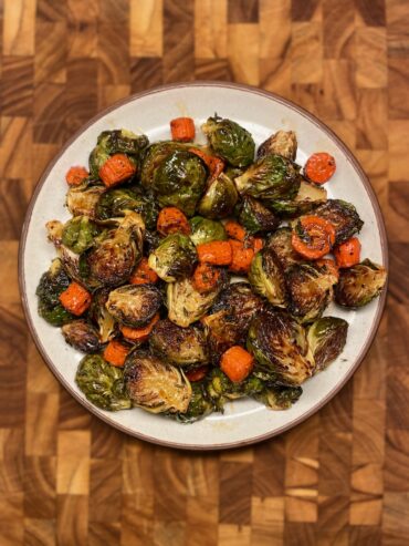 honey balsamic roasted vegetables