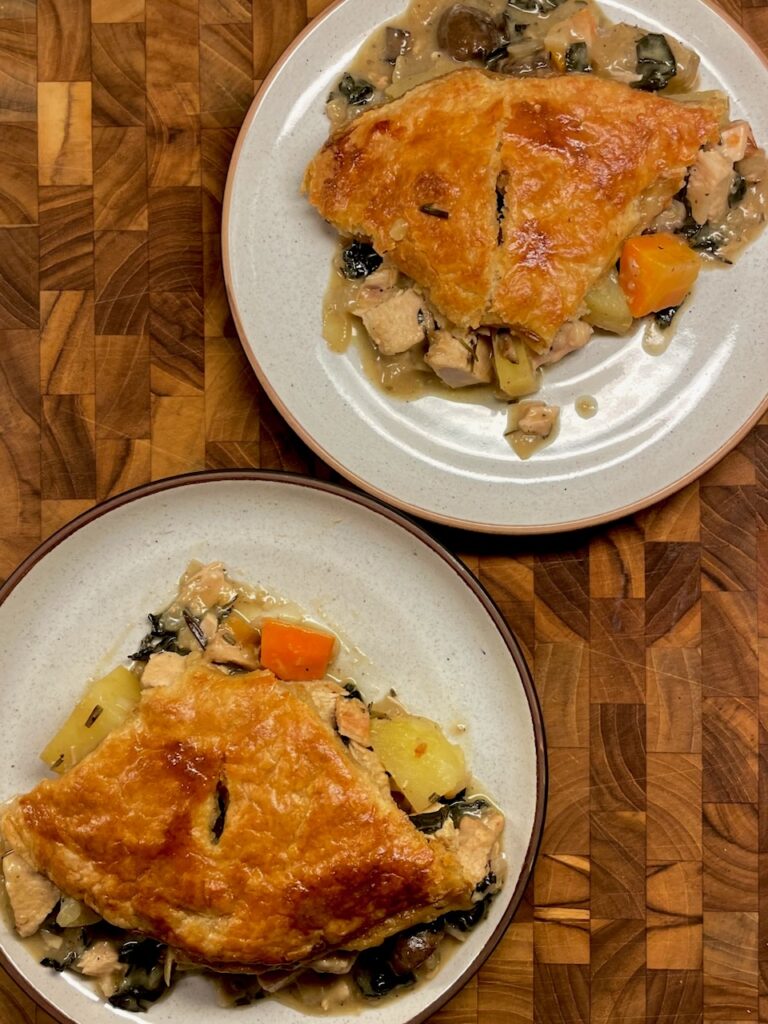 leftover turkey pot pie