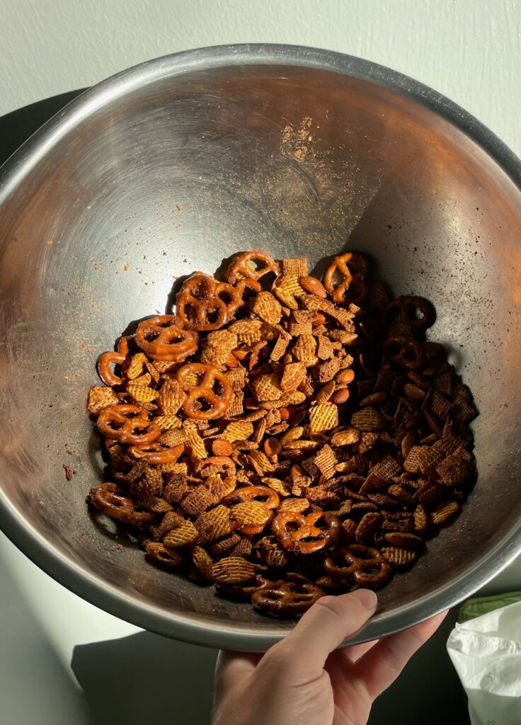 Five-Spice Chex Mix