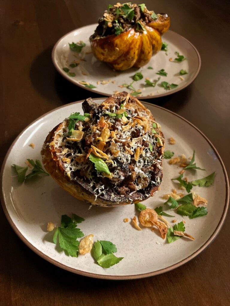 Lamb Stuffed Acorn Squash