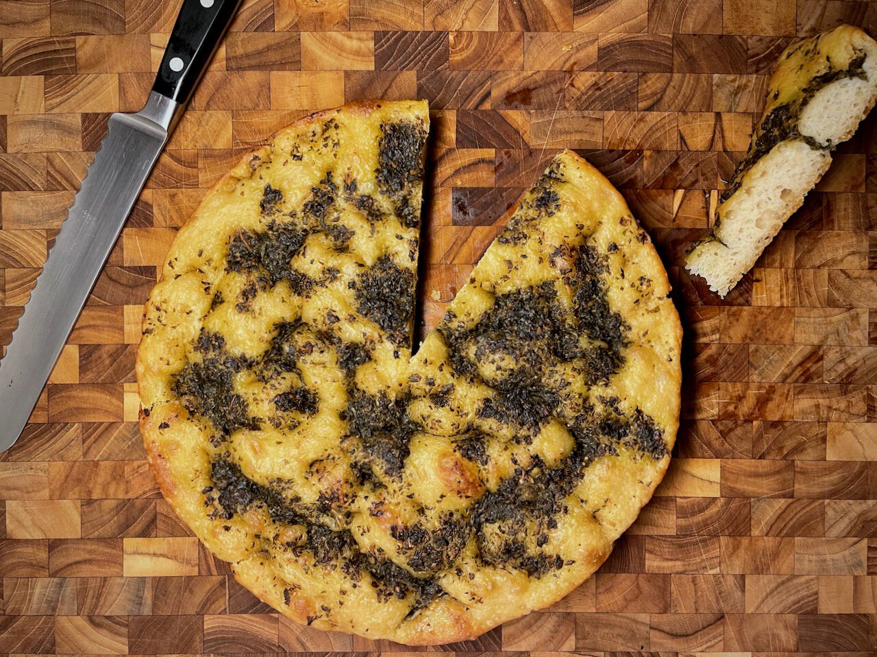 No Knead Sourdough Focaccia