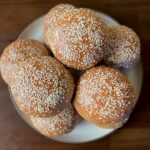 Whole Wheat Sourdough Burger Buns