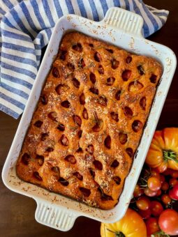 Tomato Sourdough Focaccia