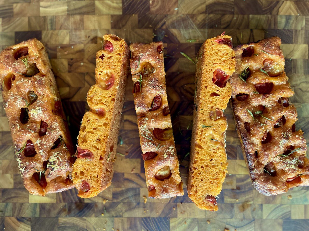 Tomato Sourdough Focaccia