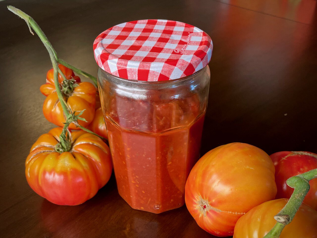 Hot Pepper Tomato Jam