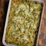 Chicken Pasta Bake with Green Sauce