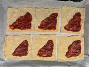Flaky Sourdough Turnovers with Jam