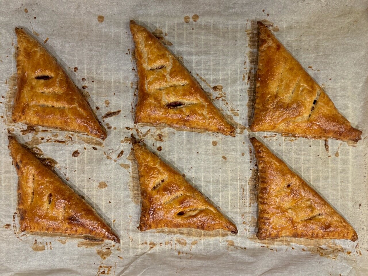Flaky Sourdough Turnovers with Jam