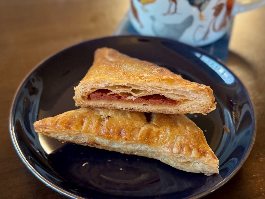 Flaky Sourdough Turnovers with Jam