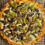 Large No-Knead Sourdough Pizza